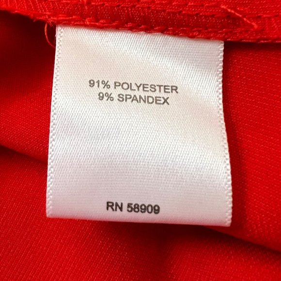 Gibson Latimer V Neck Sleeveless Wrap Jumpsuit Crimson Red plus size 18 - Picture 13 of 16